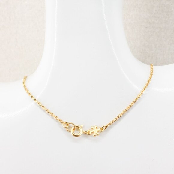 Tory Burch Resin Clover Necklace Ivory OS - Picture 5 of 10